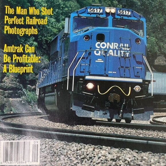 Trains Magazine Railroading Enthusiast September 1995 Vol 55 No 9 u Horseshoe C - Picture 3 of 9